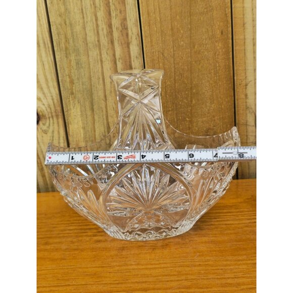 Vintage Shannon Godinger Crystal Basket, Original Box - Picture 7 of 15